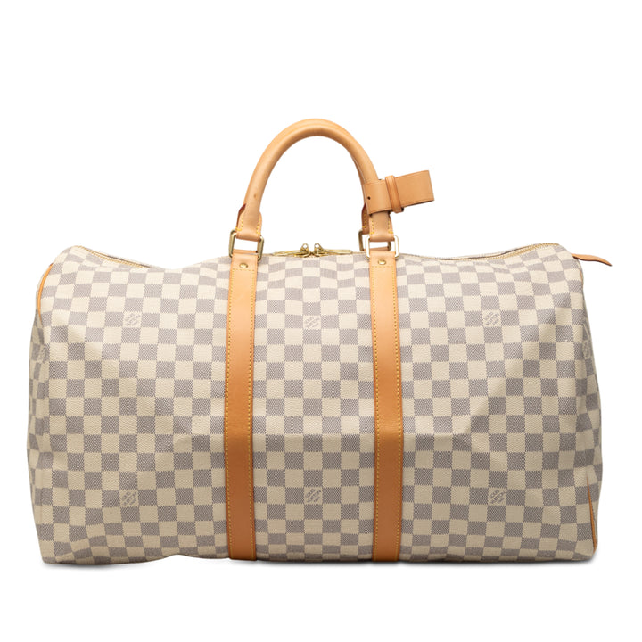Louis Vuitton Damier Azur Keepall 50