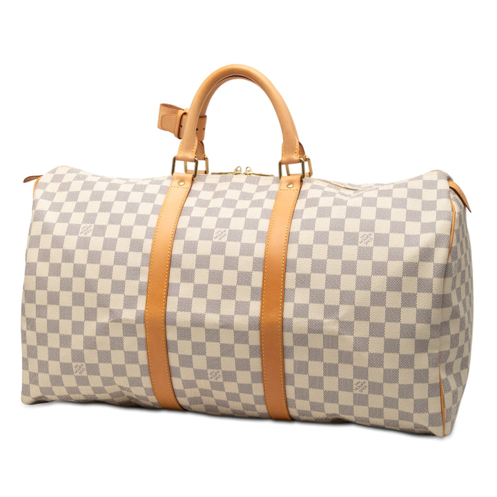 Louis Vuitton Damier Azur Keepall 50