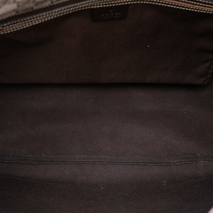 Gucci Sac bandoulière Messenger GG Supreme Beige – vue 4 – GABY PARIS