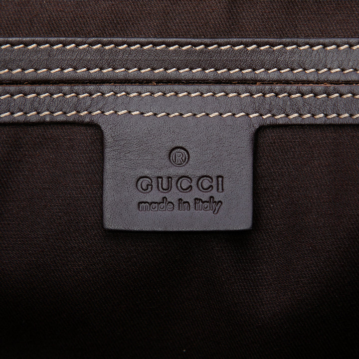Gucci Sac bandoulière Messenger GG Supreme Beige – vue 5 – GABY PARIS