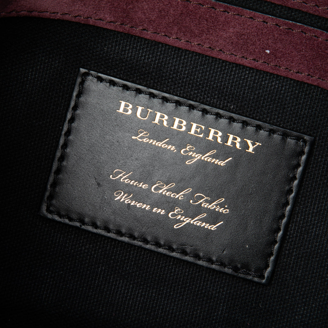 Burberry Sac bandoulière House Check Derby Macken Petit Marron – vue 5 – GABY PARIS