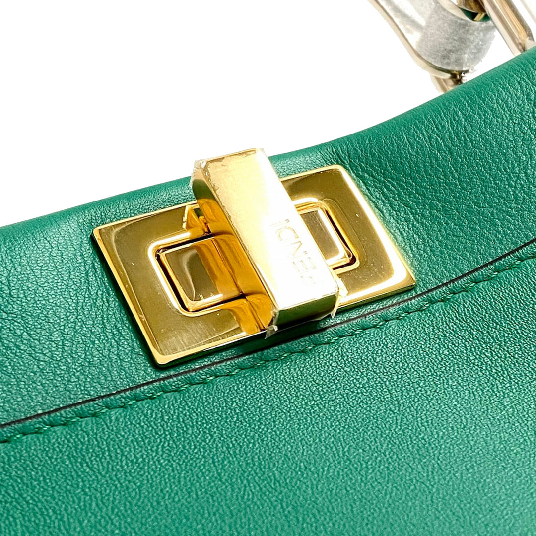 Fendi Mini Peekaboo Iconic Green - GABY PARIS