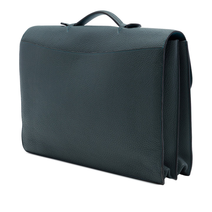 Hermès Porte-documents Verso a Depeches 38 Togo Bleu – vue 2 – GABY PARIS