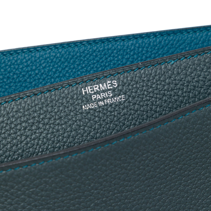 Hermès Porte-documents Verso a Depeches 38 Togo Bleu – vue 5 – GABY PARIS
