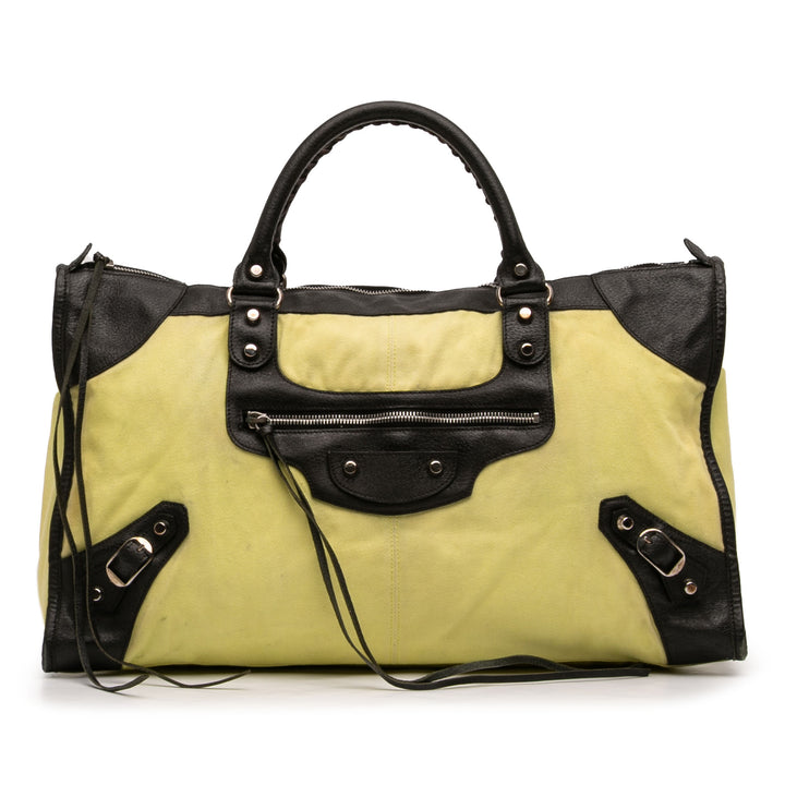 Balenciaga Toile Cuir d’agneau Motocross Classic Work Sac