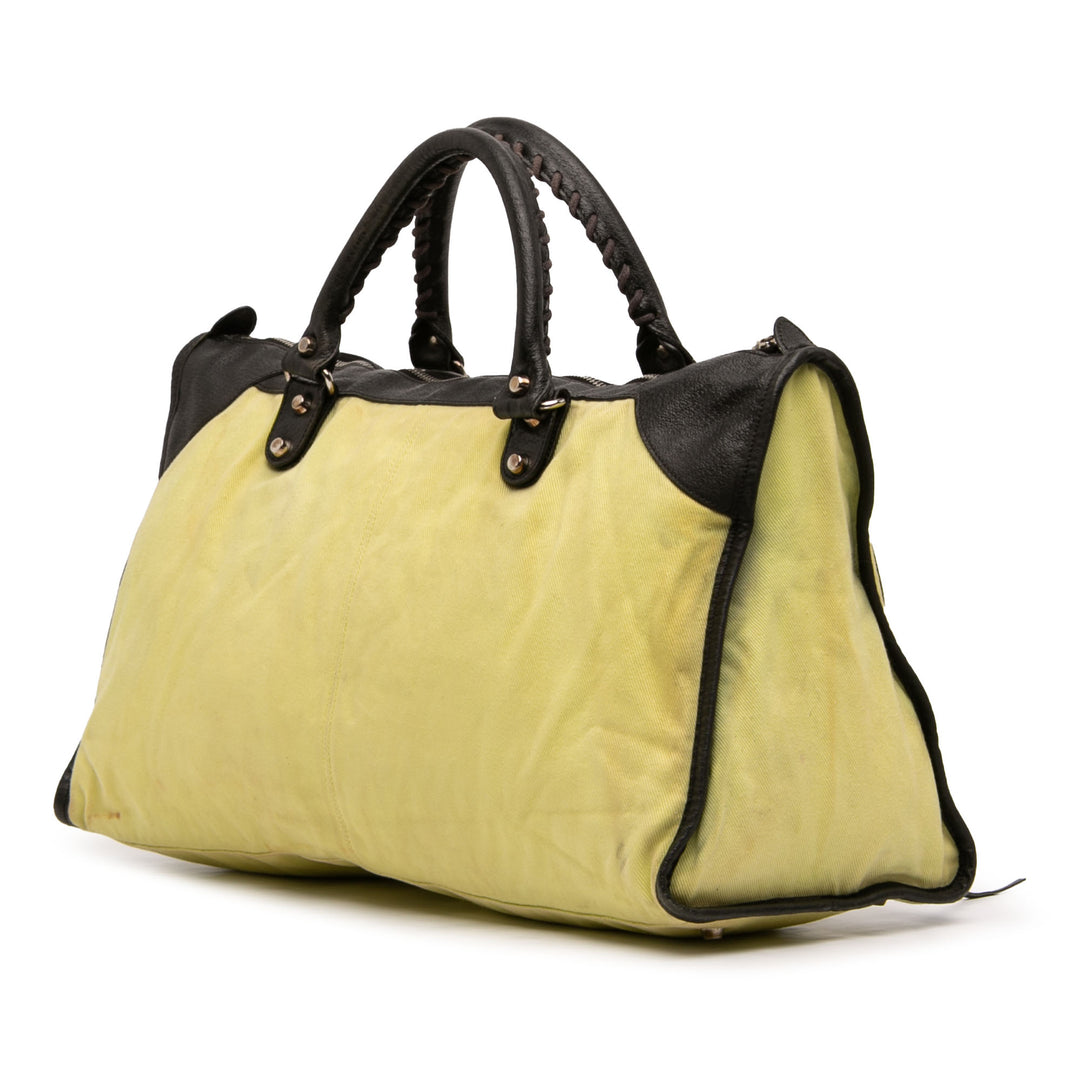 Balenciaga Toile Cuir d’agneau Motocross Classic Work Sac