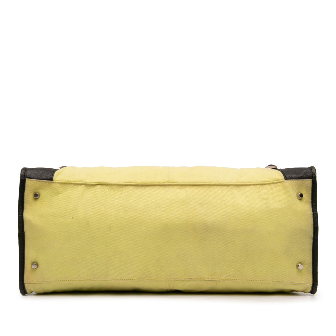 Balenciaga Toile Cuir d’agneau Motocross Classic Work Sac