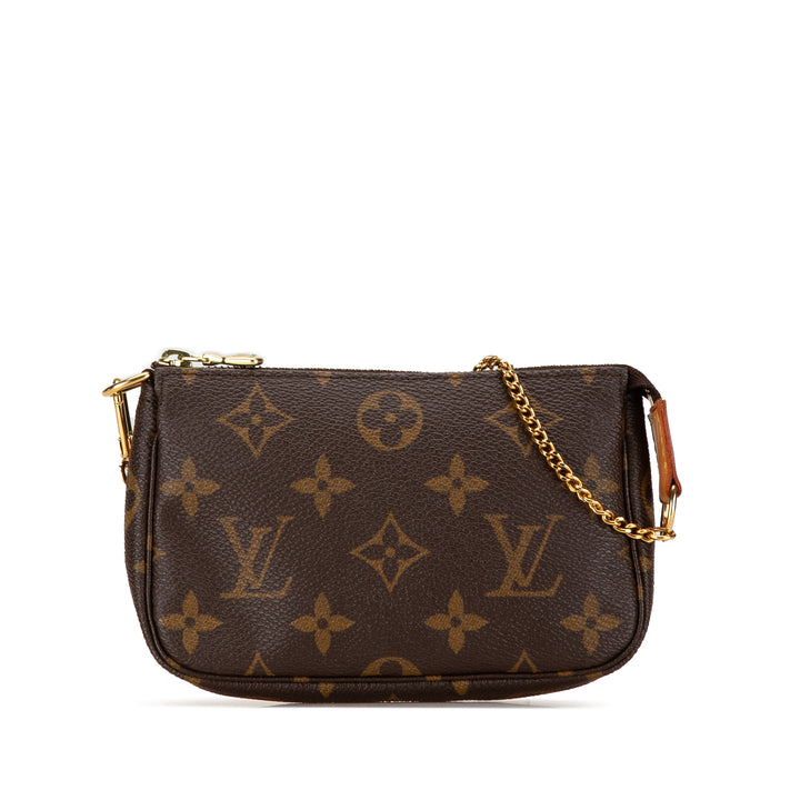 Monogram Mini Pochette Accessoires Brown - Gaby Paris