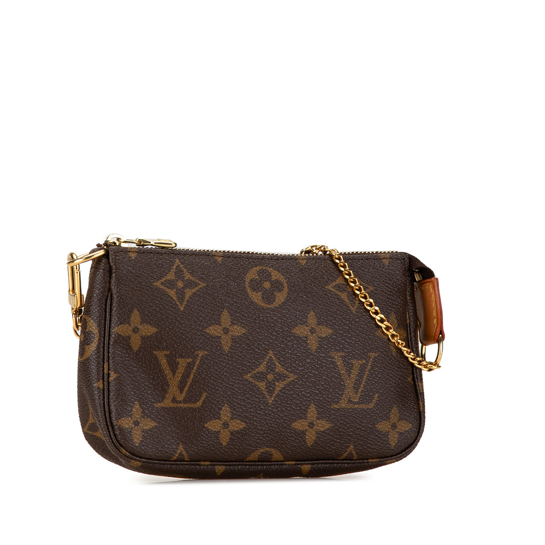 Monogram Mini Pochette Accessoires Brown - Gaby Paris