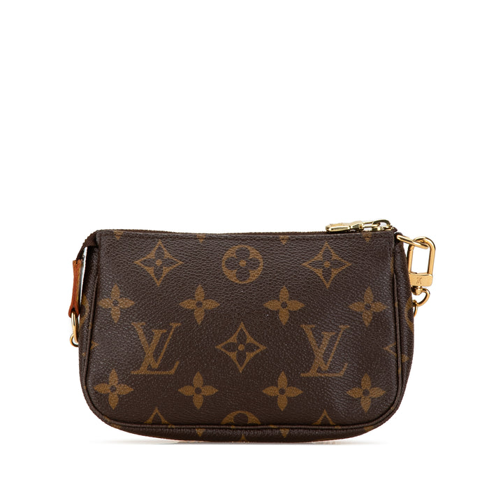 Monogram Mini Pochette Accessoires Brown - Gaby Paris