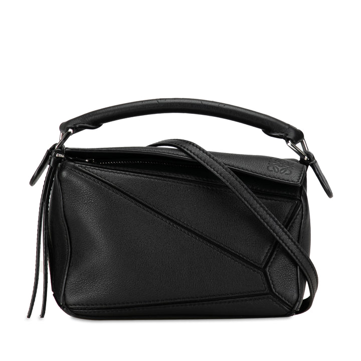 Mini Puzzle Satchel Black - Gaby Paris