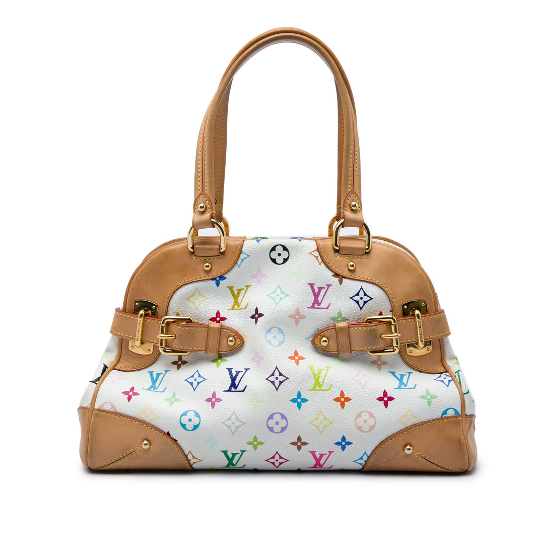 Claudia Monogram Multicolore Blanc