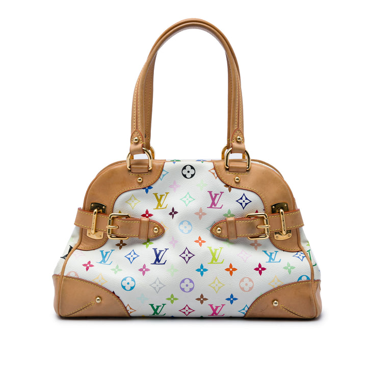 Claudia Monogram Multicolore Blanc