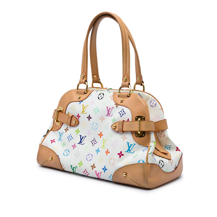 Claudia Monogram Multicolore Blanc