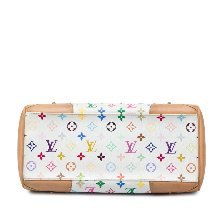 Claudia Monogram Multicolore Blanc