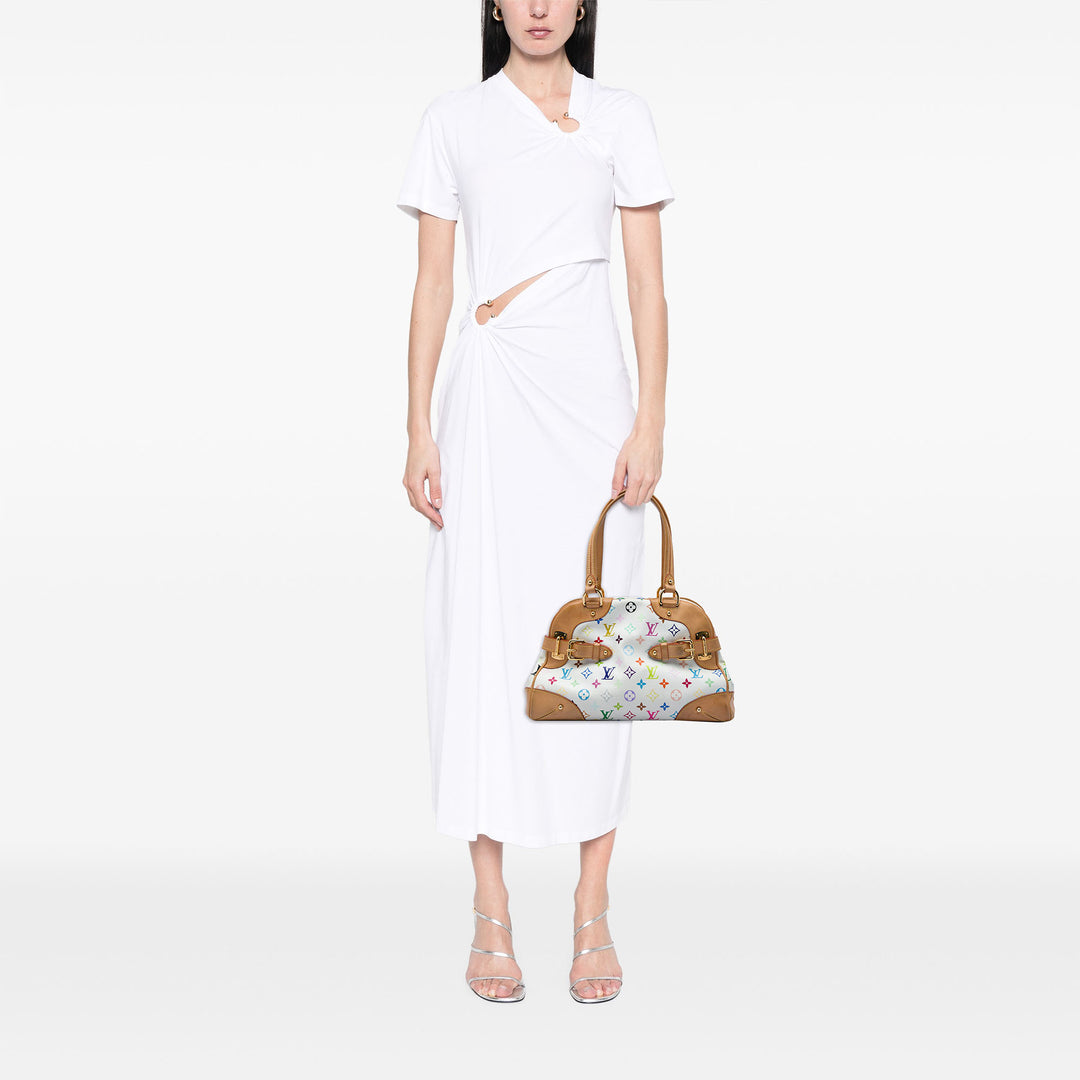 Claudia Monogram Multicolore Blanc
