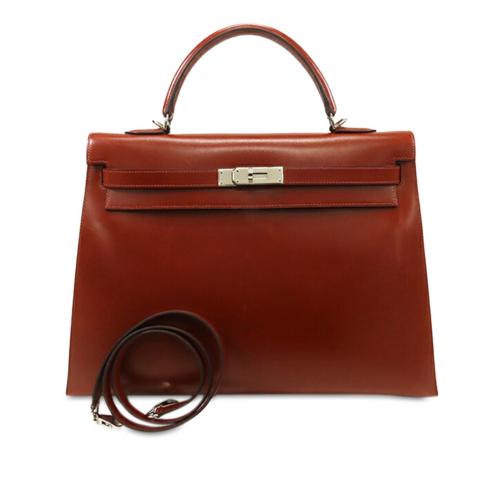 Box Calf Kelly II Sellier 35 Red - Gaby Paris