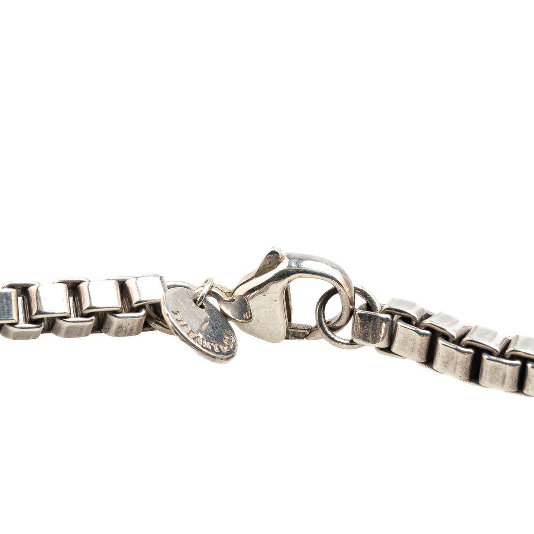 Sterling Silver Venetian Link Bracelet Silver - Gaby Paris