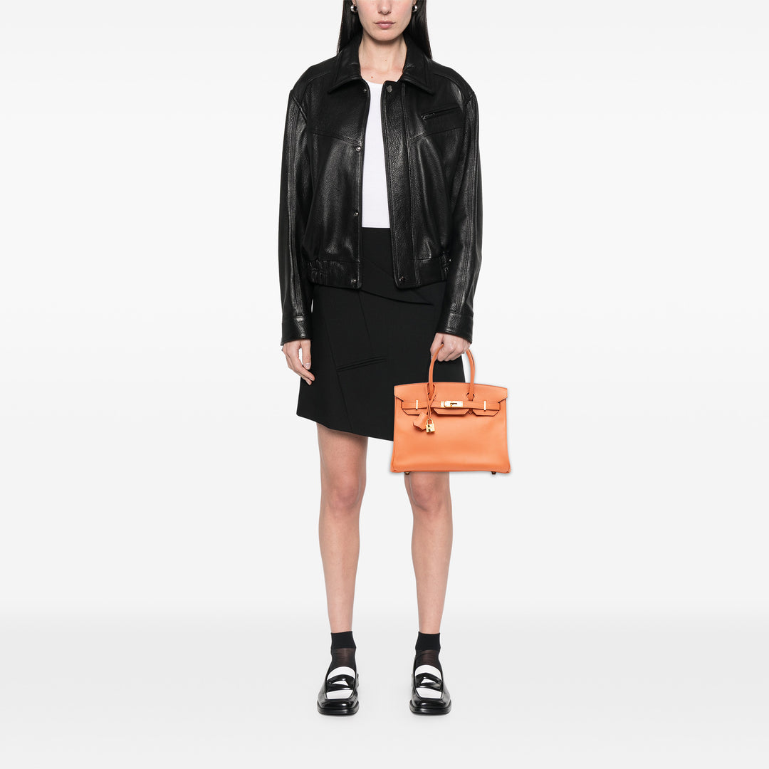 Hermès Epsom Birkin Retourne 30 Orange