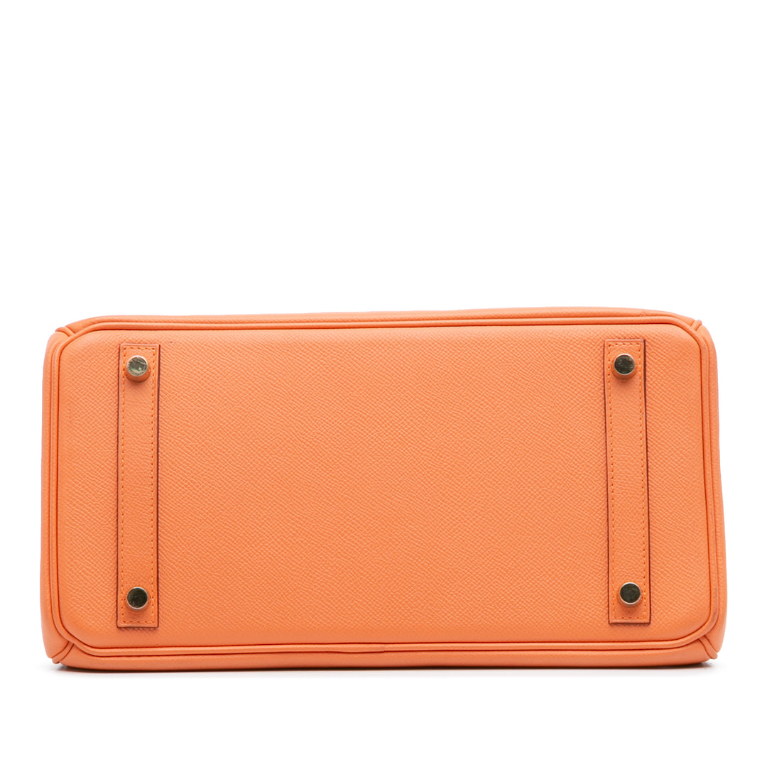 Hermès Epsom Birkin Retourne 30 Orange