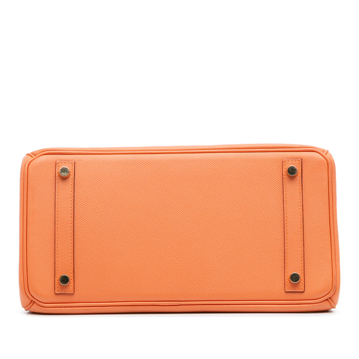 Hermès Epsom Birkin Retourne 30 Orange