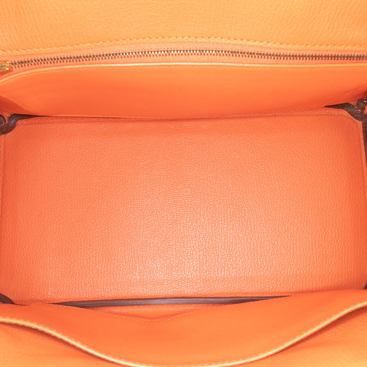 Hermès Epsom Birkin Retourne 30 Orange
