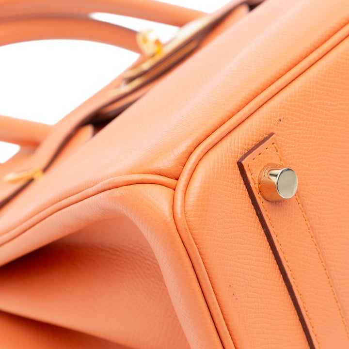 Hermès Epsom Birkin Retourne 30 Orange