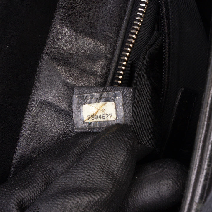 Chanel CC Choco Bar Cuir d’agneau Cabas