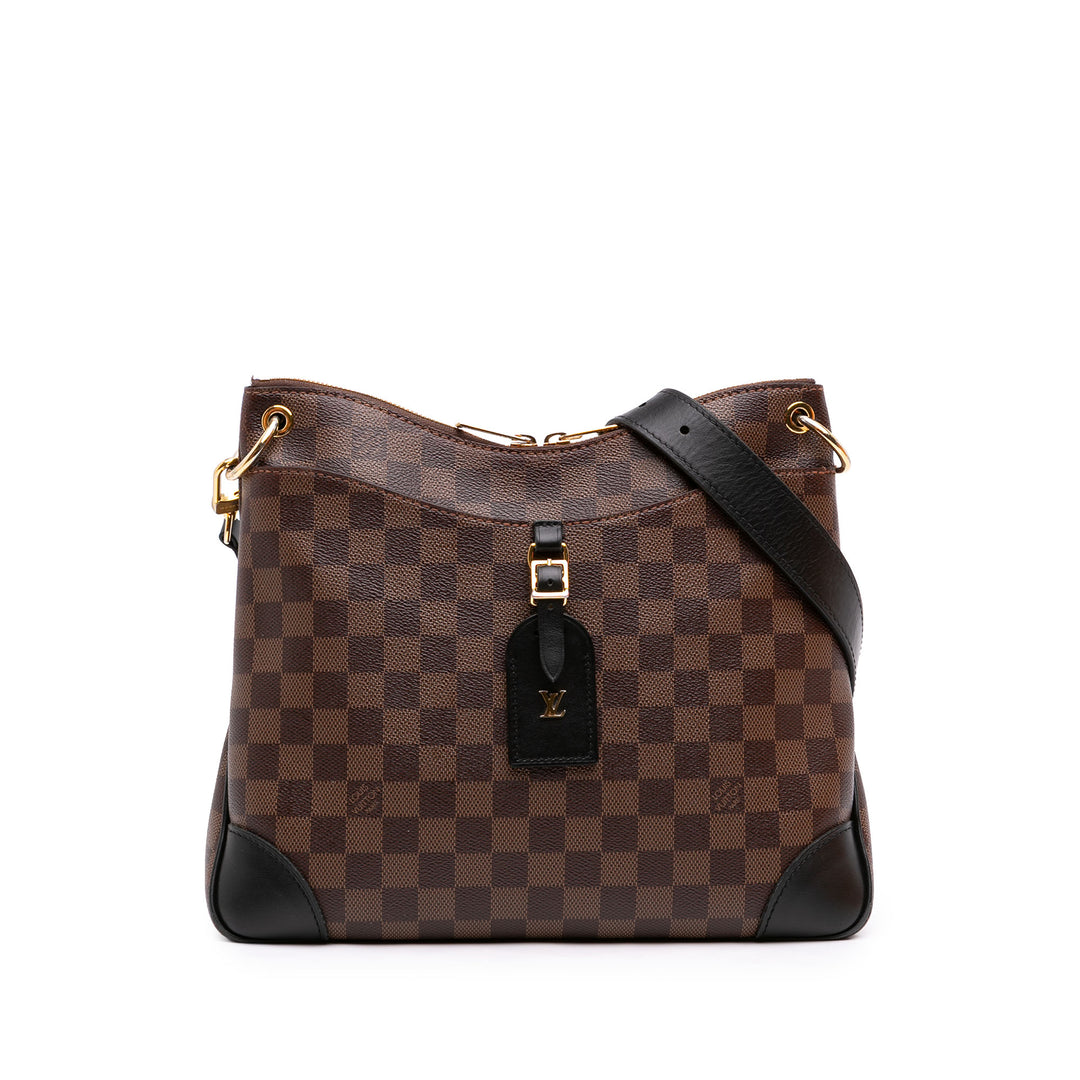 Louis Vuitton Odeon MM Damier Ébène Marron – vue principale – GABY PARIS