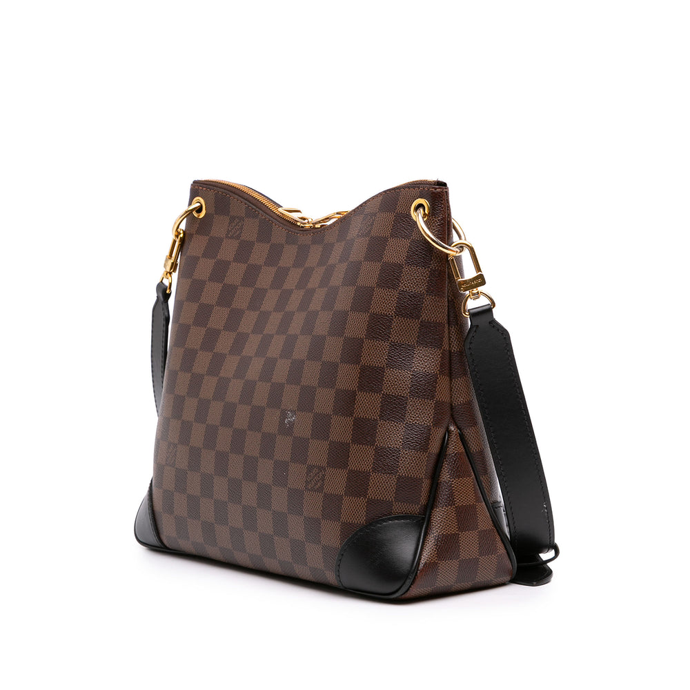 Louis Vuitton Odeon MM Damier Ébène Marron – vue 2 – GABY PARIS