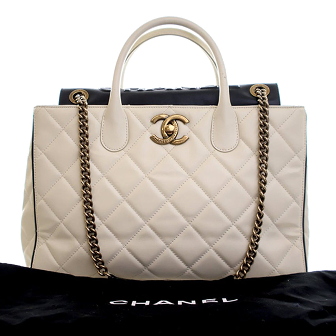 Chanel CC Matelassé Cuir de veau Portobello Cabas
