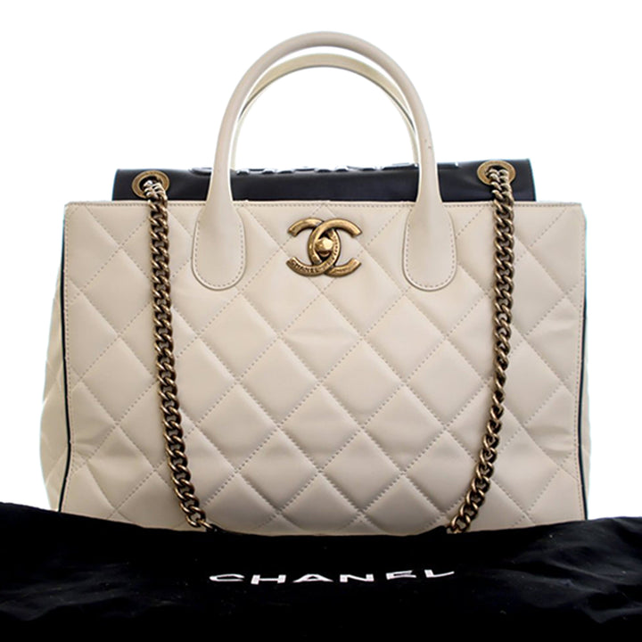Chanel CC Matelassé Cuir de veau Portobello Cabas