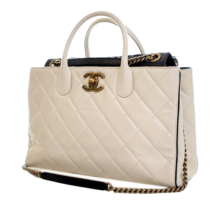 Chanel CC Matelassé Cuir de veau Portobello Cabas
