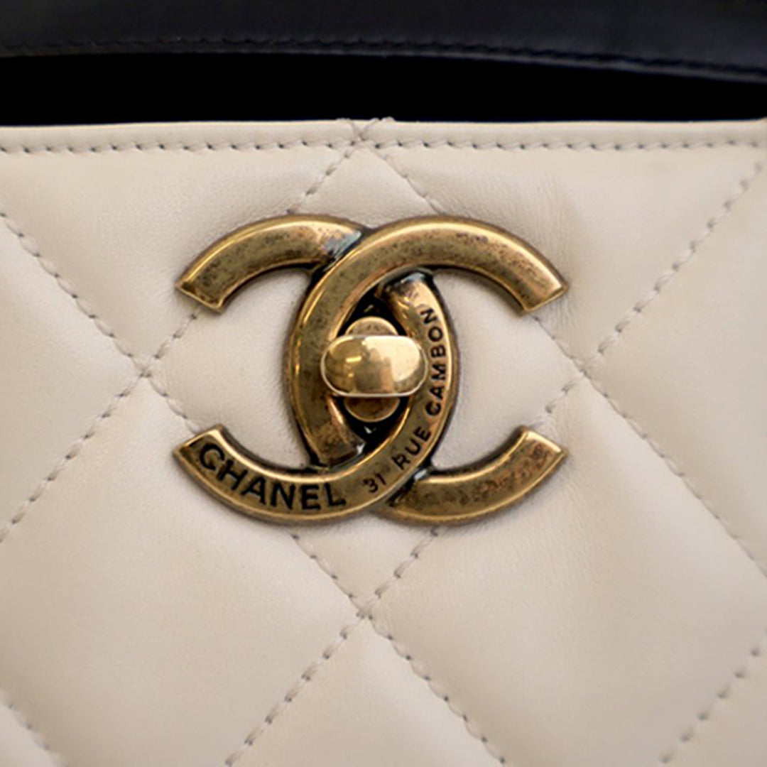 Chanel CC Matelassé Cuir de veau Portobello Cabas