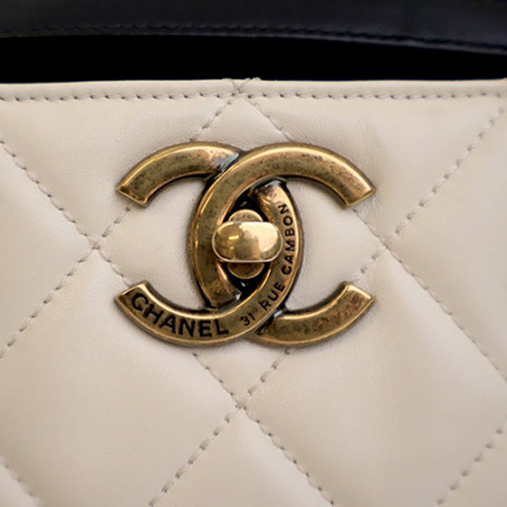 Chanel CC Matelassé Cuir de veau Portobello Cabas