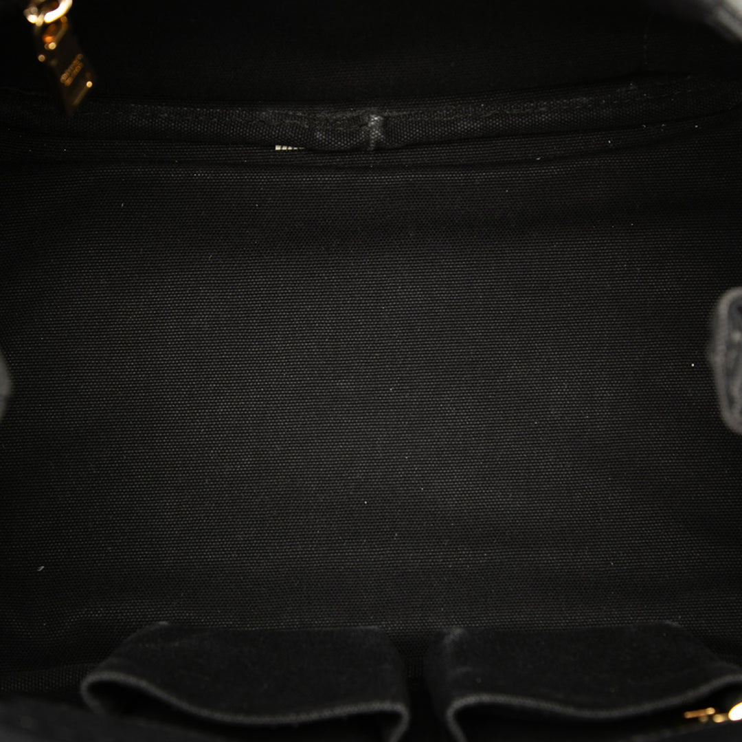 Prada Toile Canapa Logo Cabas