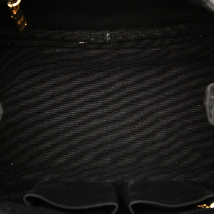 Prada Toile Canapa Logo Cabas