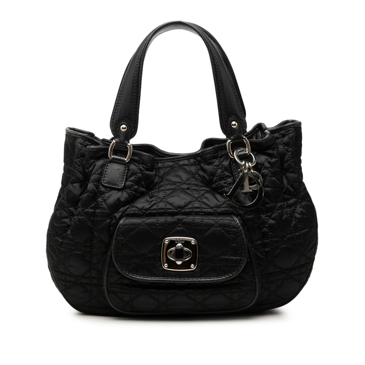 Cannage Charming Lock Cabas Noir