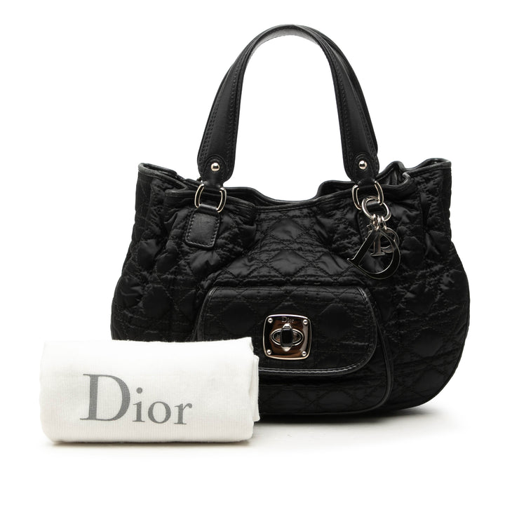 Cannage Charming Lock Cabas Noir