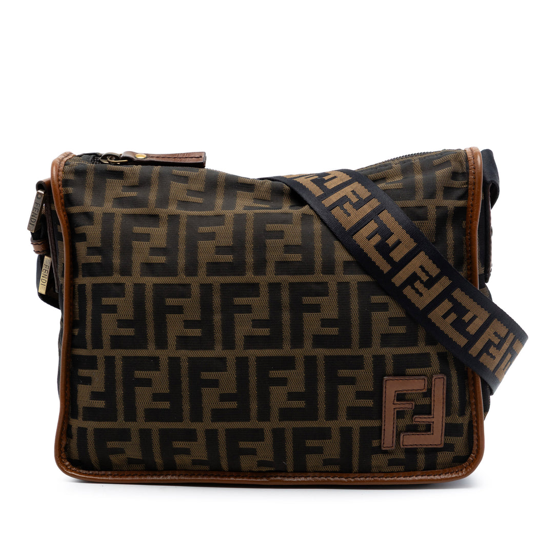 Fendi Zucca Toile Sac porté croisé