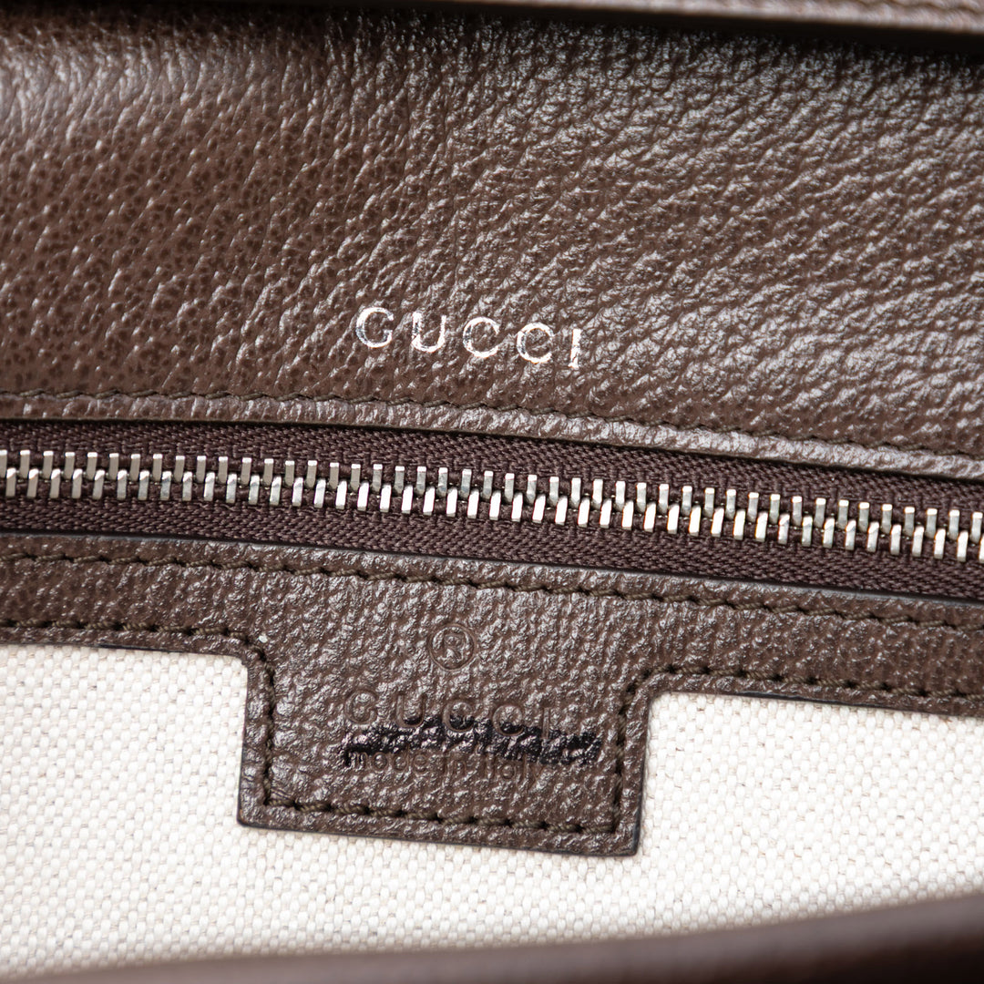 East West Dionysus à rabat Sac Petit GG Supreme Beige