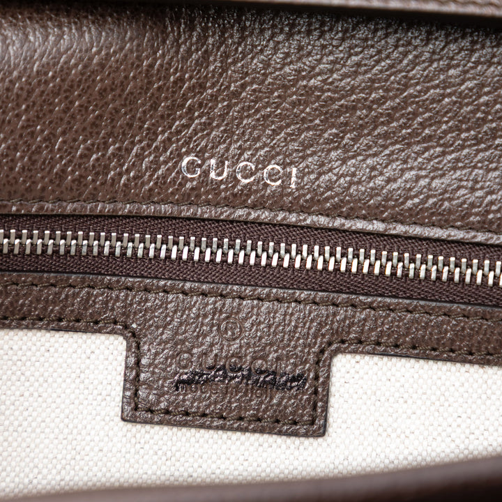 East West Dionysus à rabat Sac Petit GG Supreme Beige
