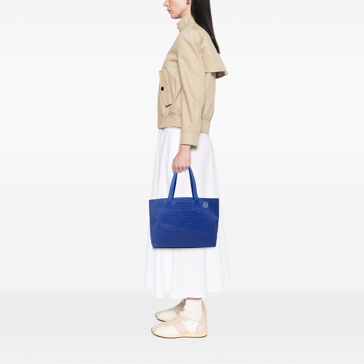 LOEWE Anagram embossé Cuir T Shopper Cabas
