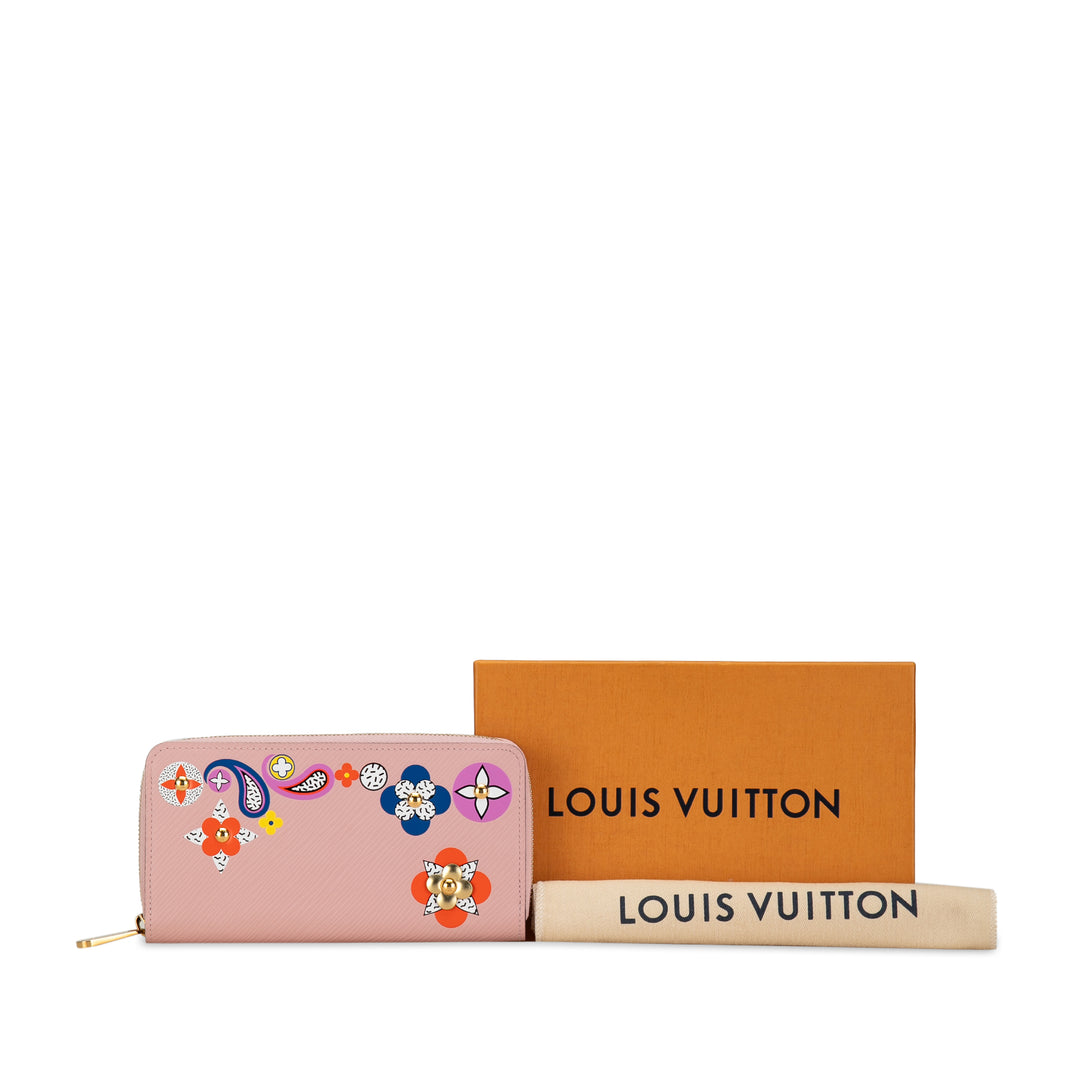 Louis Vuitton Epi Flower Mosaic Zippy Long Wallet Pink - GABY PARIS