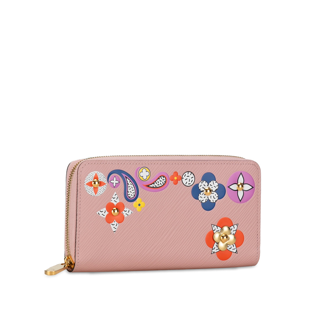 Louis Vuitton Epi Flower Mosaic Zippy Long Wallet Pink - GABY PARIS