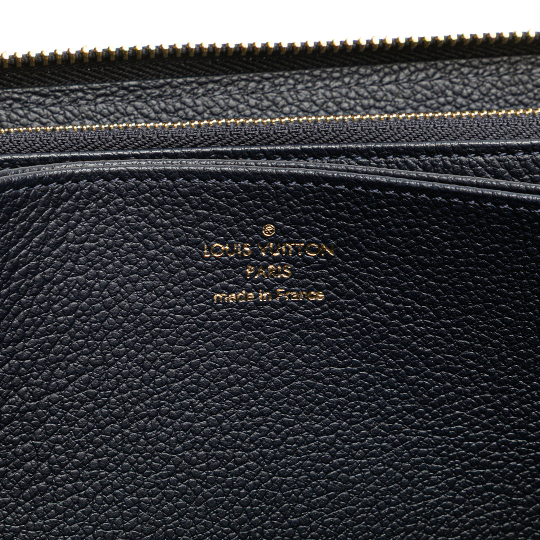 Monogram Empreinte Zippy Long Wallet Blue - Gaby Paris