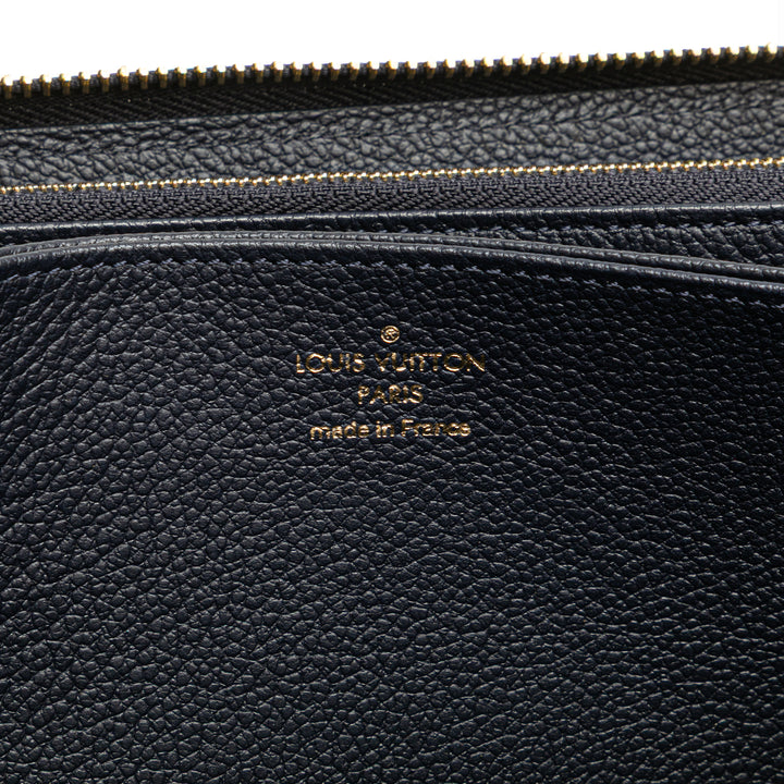 Monogram Empreinte Zippy Long Wallet Blue - Gaby Paris
