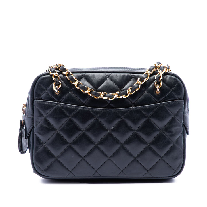 Chanel Mini CC Matelassé Cuir d’agneau Pocket Chain Sac caméra