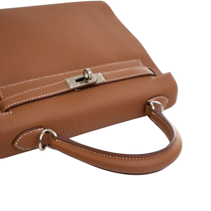 Hermès Togo Kelly II Retourne 25 Marron