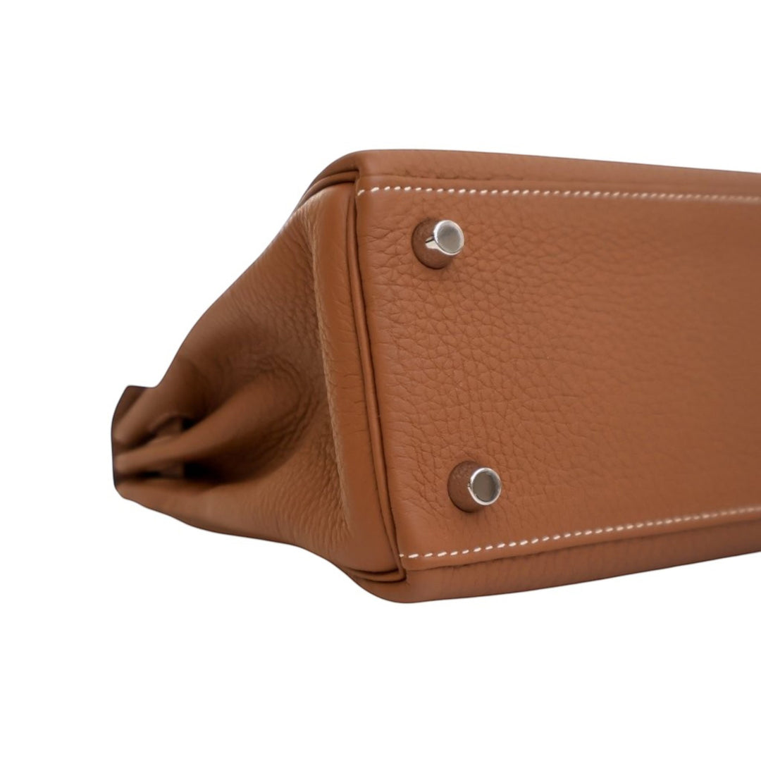 Hermès Togo Kelly II Retourne 25 Marron